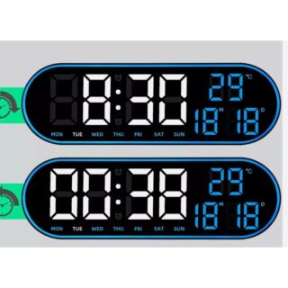 Horloge numérique affichage led
