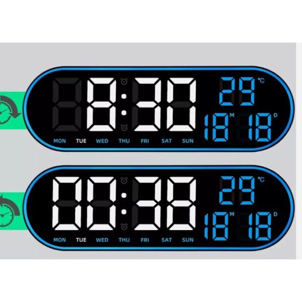 Horloge numérique affichage led
