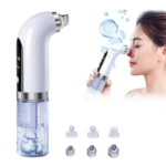 Aspirateur de points noirs pour éliminer les pores secs, avec 3 modes d'aspiration réglables et 6 sondes d'aspiration, rechargeable par USB