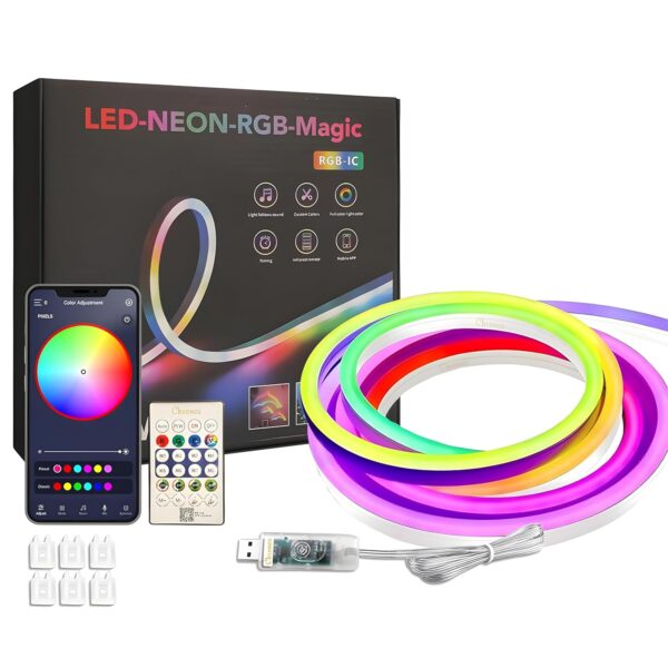 Bande néon RGBIC intelligente 5 M – Image 3