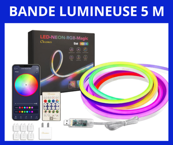 Bande néon RGBIC intelligente 5 M – Image 4