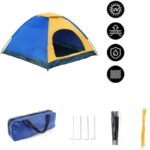 Tente de camping 3-4 personnes – Image 2