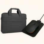 Sacoche Ordinateur + Souris Bluetooth Rechargeable+ Tapis
