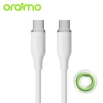 Câble de données Oraimo SilkLine 1 m 60 W Type-C vers Type-C – Image 2