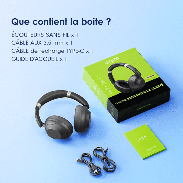 Casque bluetooth boompop pro ANC – Image 2