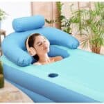 Baignoire intérieure et extérieure avec pompe à air électrique