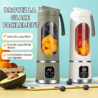 Mixeur Portable Intelligent – Rechargeable et Facile à Transporter