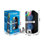 Audio Professionnel
BATTERIE PORTABLE
MODÈLE HS-TD0699
WOOFER 6.5"x2 – Image 2