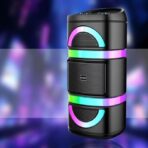 Enceinte Bluetooth Portable LED – Rechargeable – Sans Fil 1500 mah – Image 3