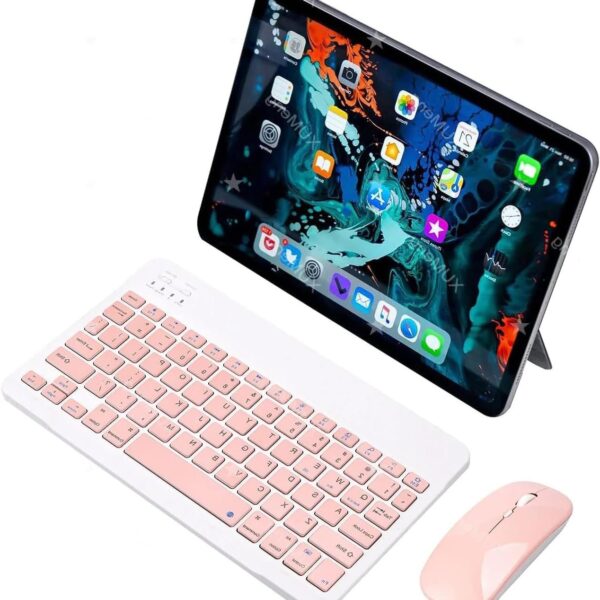Clavier et Souris Sans Fil Bluetooth