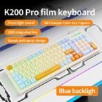 Clavier filaire lumineux avec souris – Image 2