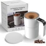 Mug auto-mélangeur magnétique pour café