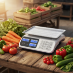 Balance commerciale numérique 40 kg avec plateau