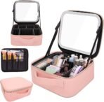 Coffret de maquillage avec miroir LED intégré