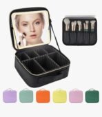 Coffret de maquillage avec miroir LED intégré – Image 4