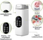 Mini blender portable rechargeable USB à écran digital – Image 2