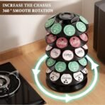 Tour rotative de rangement pour capsules café Nespresso – Image 3