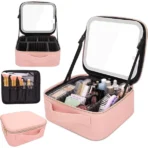 Coffret de maquillage avec miroir LED intégré